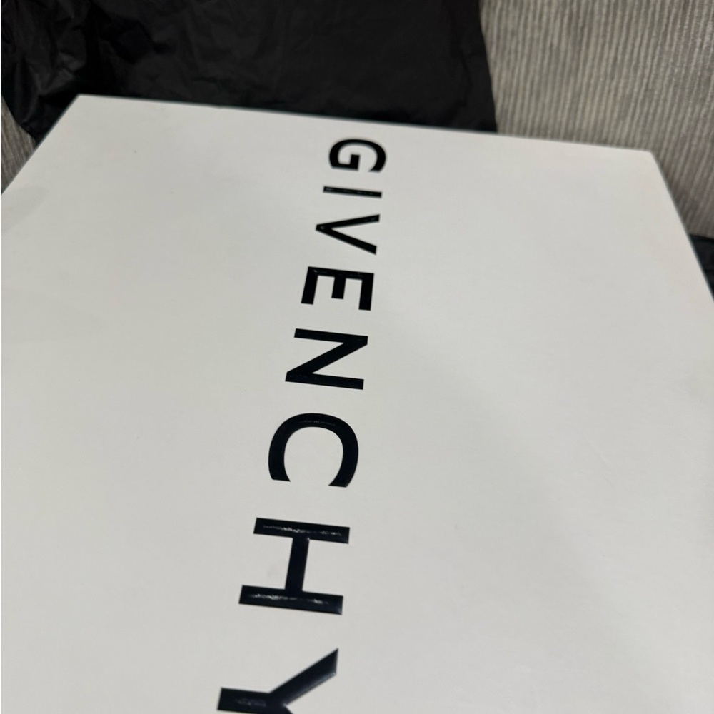 Givenchy Black Leather Mid-Calf Boots with Gold Padlock Detail - Picture 12 of 12